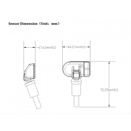 4pcs Internal Valve Stem Sensors Bluetooth Wireless Tire Pressure Monitoring System Support iOS & Android Mobile Phone Direct Observation for car suv