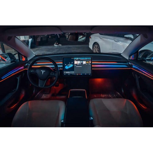 LED Backlights Symphony Ambient Light for Tesla