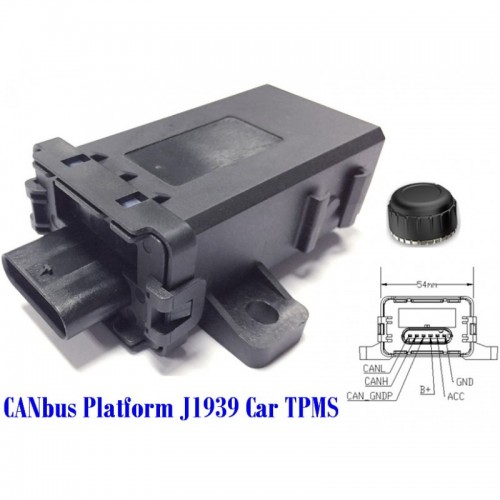 CAN-Bus Platform External Sensor Motorsport Race Car TPMS 