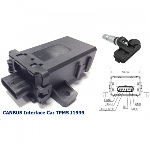 1hz Internal Sensor CANbus TPMS Kit For Racing Car Motorsports  