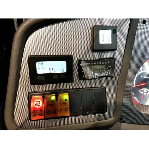 Embedded installation Display Receiver built-in a RS232 Interface bus truck trailer TPMS 