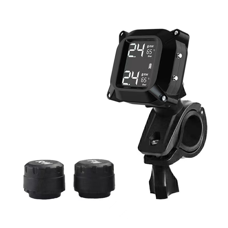 Motorcycle Tyre Pressure Monitoring System TPMS Kit for 2-wheel motorbike 