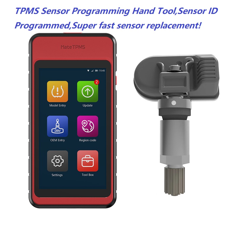 CANbus TPMS Kit with a programmable handtool for Motorsport Racing Cars